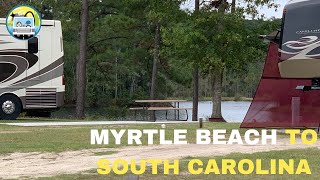 Myrtle Beach to Camp Lake Jaesper  {RV Trip Planning} RV Trip Wizard