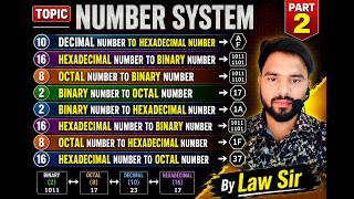 Computer Number System | Binary/ Decimal/ Octal/ Hexadecimal | All Conversion in One Shot | CTA