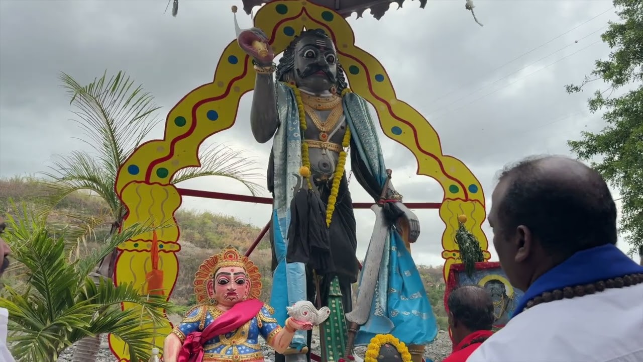 Inauguration statue Hanuman  /MOUNIAPIN