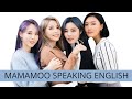 Mamamoo speaking english for 4 minutes straight