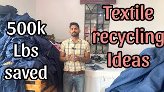Recycling fast fashion into business, trash to cash, upcycling ideas for used clothes, zero waste