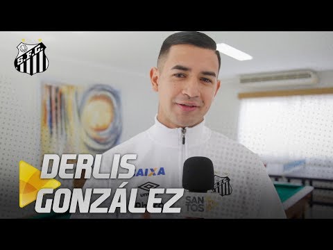 DERLIS GONZÁLEZ CHEGA AO SANTOS FC