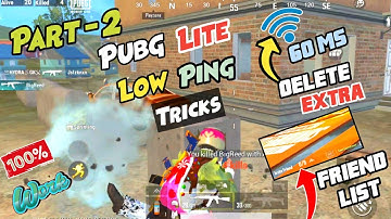 How To Fix High Ping Problem In Pubg Mobile Lite l How To Get Low Ping In Pubg Mobile Lite l Part 2