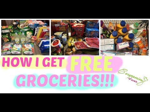 HOW I GET FREE GROCERIES!