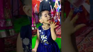 Cute Little Girl Licking Finger After Cake Status