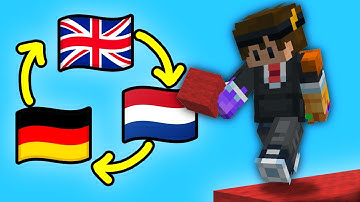 Skywars But EVERY KILL I Switch LANGUAGE