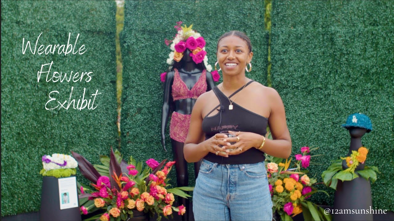 Floral Fashion Exhibit at Music x Flowers