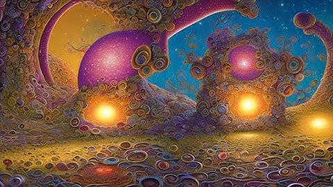 [GPT3 & Stable Diffusion 2.1 Animation]    Naoto Hattori S Oil Painting Of A Crying Fairy In A Cosmi