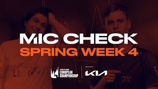 Sorry Wunder... | KIA Mic Check | 2021 LEC Spring Week 4