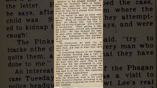 27th May 1913 Col. Felder Ridicules Idea of Grand Jury Investigation of City Detectives Charges