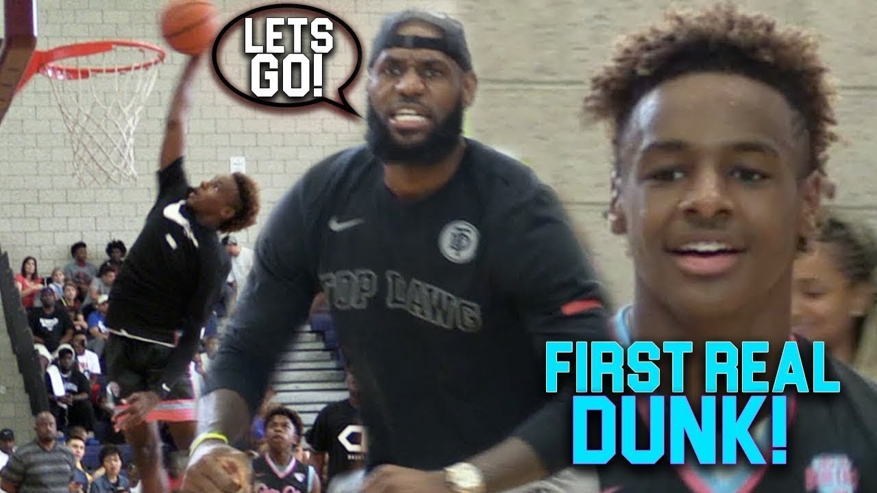 Bronny James FIRST DUNK IN CHAMPIONSHIP GAME!!!!!🔥🔥🔥🔥