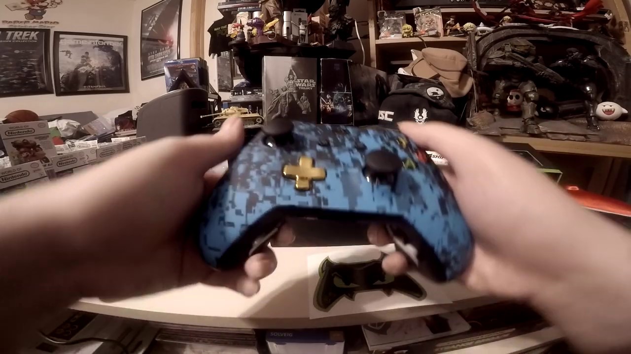 Der999 Unboxes:Evil Modded Xbox One Controller! (Full pro features.)