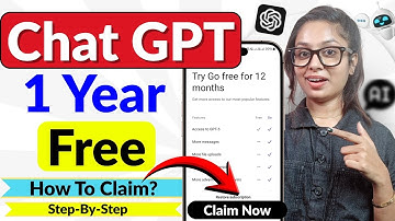 🥳GOOD NEWS✅ ChatGPT Go FREE in India | How to Claim ChatGPT GO for FREE