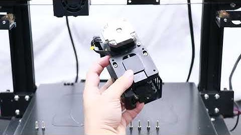 How to assemble and replace the latest TENLOG 3D printer extruder hot end metal hot end kit