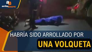 Motociclista murió tras ser arrollado por una volqueta en la calle 13 con avenida Boyacá | CityTv