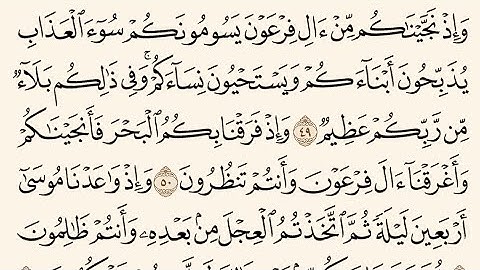 صفحه رقم 8 من القرآن الكريم بصوت الشيخ ياسر الدوسري