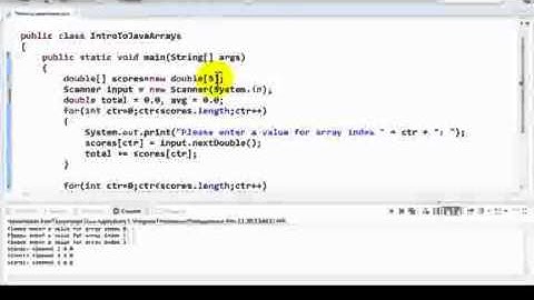 JAVA Programming Tutorial Working with Arrays Part 3