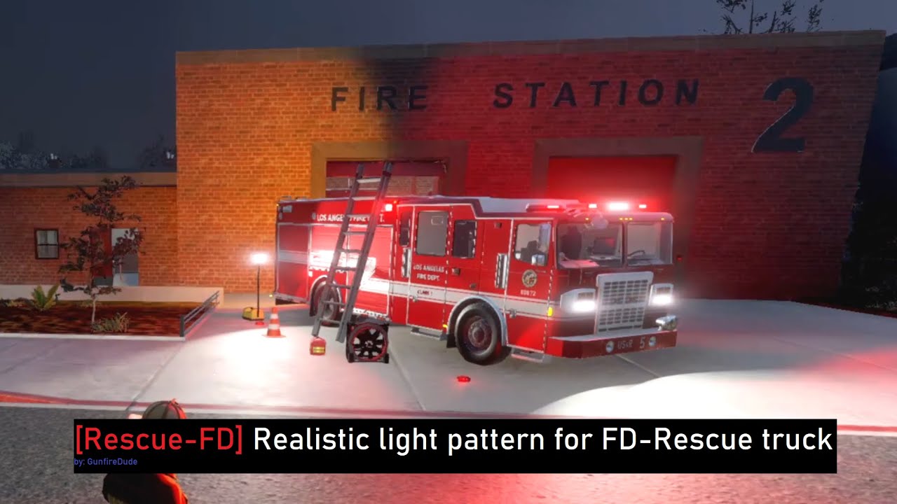 [Rescue-FD] 🚨 Realistic light pattern for FD-Rescue truck [MOD ...