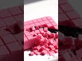 The Soap Cube Grid #asmr #asmrsounds #art #cuttingskills #pink #soap #asmrsoapcutting #asmrsoap