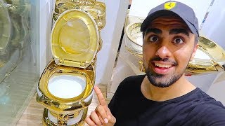 24 KARAT GOLD TOILET !!!