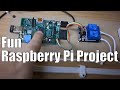 Easy Raspberry Pi Garage Door Remote over Wifi (home automation)