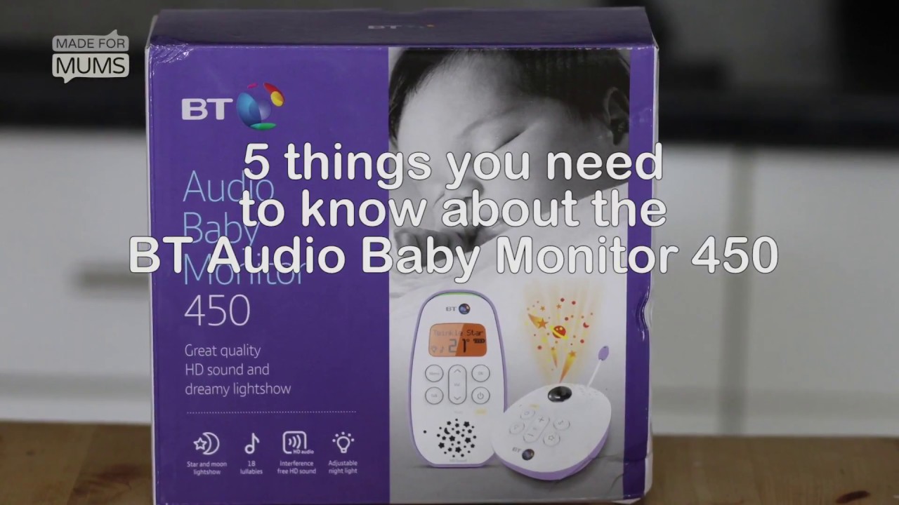 bt audio baby monitor 450 lightshow