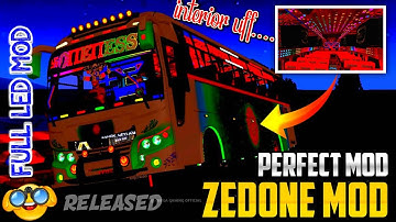 NEW ONENESS ZEDONE BUS MOD RELEASED FOR BUSSID || DOWNLOAD MOD || NEW TOURIST BUS MOD || #bussidmods