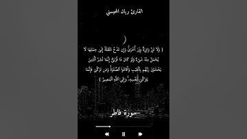 سورة فاطر كامله للقارئ ريان المحيسني