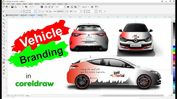 vehicle mockup in coreldraw