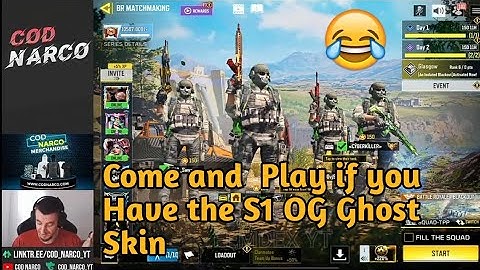 CoD Narco Invited His Viewers To come and play with him but Only with S1 Ghost Skin Then This happen