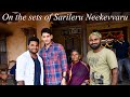 On the sets of Sarileru Neekevvaru  making  My Village Show Vlogs #48