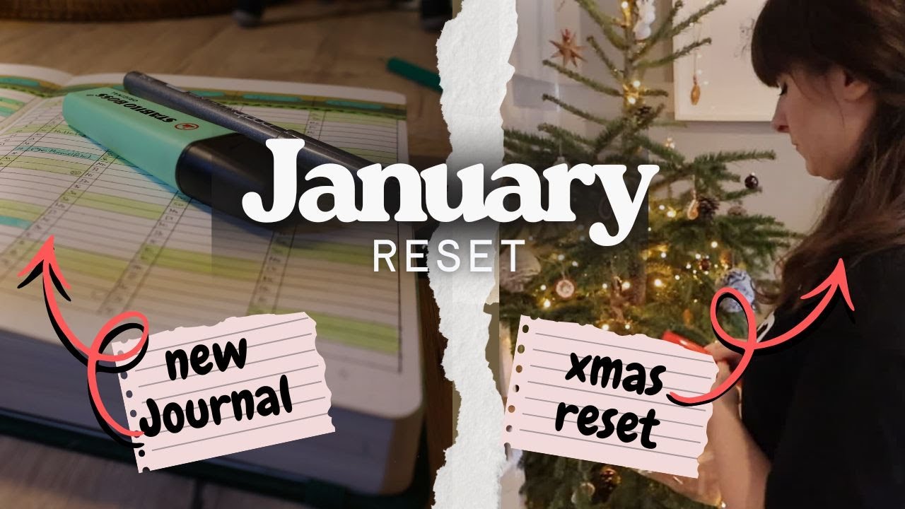 ✨ Weihnachtsdeko aufräumen & Bullet Journal Setup