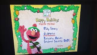 Sesame Street Elmos World Happy Holidays 2002 Dvd Menu