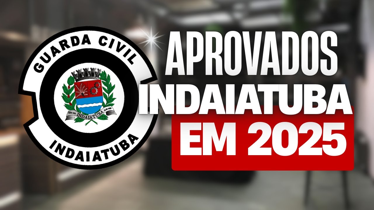 Live dos aprovados GCM Indaiatuba - SP 2025
