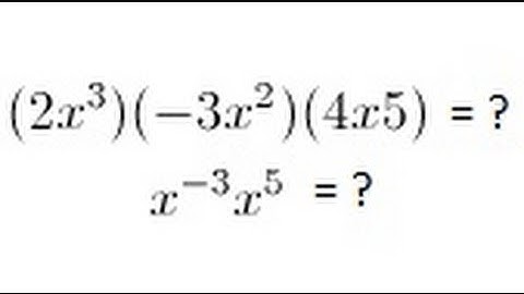 Algebra - Simplifying Algebraic Expressions with Exponents (3 of 7) Example 2
