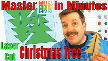 Design a Tinkercad Tree for Laser Cutting from Cardboard in Minutes!
