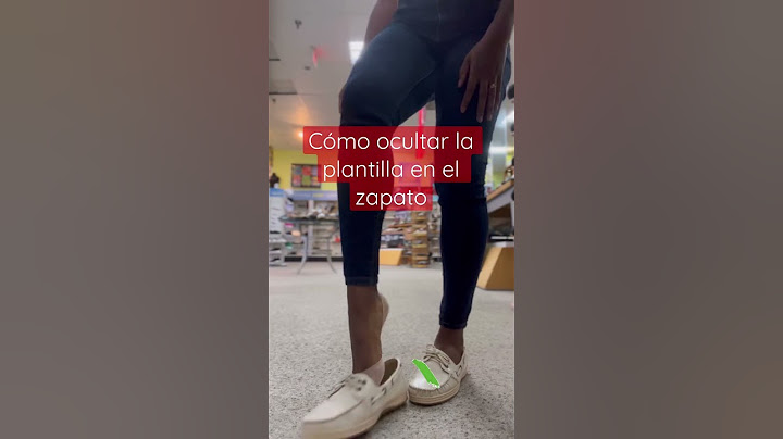 Truco para ocultar la media o calcetín en el zapato 🤫