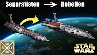 Star Wars Wie Die Rebellen Ein Flaggschiff Der Separatisten Nutzten Youtube