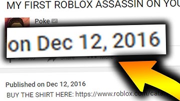 REACTING TO MY FIRST ROBLOX ASSASSIN VIDEO!!