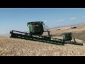 John Deere STS combines equipped with Hillco Hillside Leveling Systems