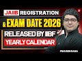 JAIIB Registration &amp; Exam Date 2026 Released | JAIIB Registration 2026 | JAIIB Exam Calendar 2026