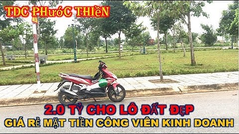 [BÁN] lô phụ giá ngộp đối diện công viên ở tái định cư xã phước thiền – bất động sản nhơn trạch