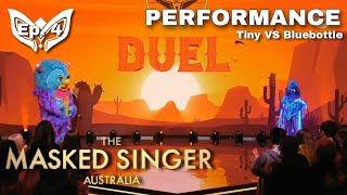 Ep. 4 Tiny VS Bluebottle Sings "A Little Less Conversation" | The Masked Singer AU | Season 5