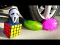 Aplastando Cosas Crujientes con el Coche🚗 ASMR