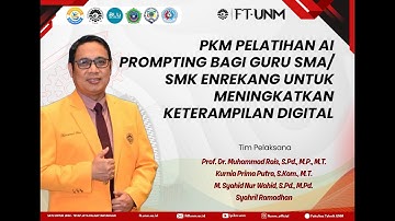 [PNBP FT 2025] PKM Pelatihan AI Prompting Guru SMK Enrekang untuk Meningkatkan Keterampilan Digital