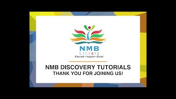 NMB Discovery Library Tutorials: OverDrive
