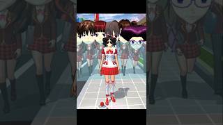 Watermelon chasing behind #shorts #sakuraschoolsimulator #fabaew