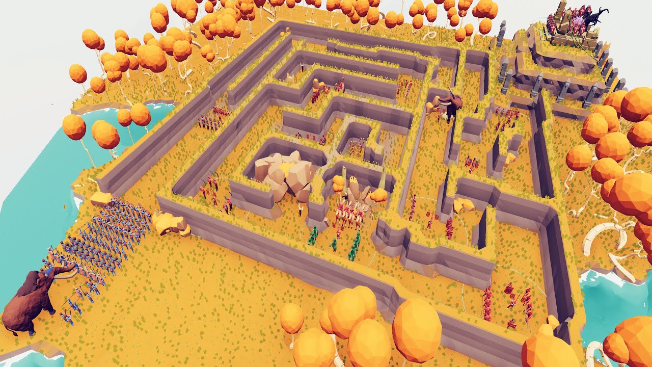 Death Run Maze in TABS Map Creator Totally Accurate Battle Simulator YouTube
