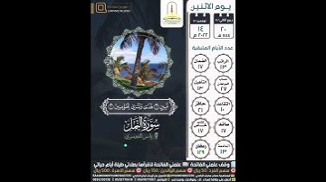 طس تلك آيات القرآن وكتاب مبين... سورة النمل ١-٣ | ياسر الدوسري