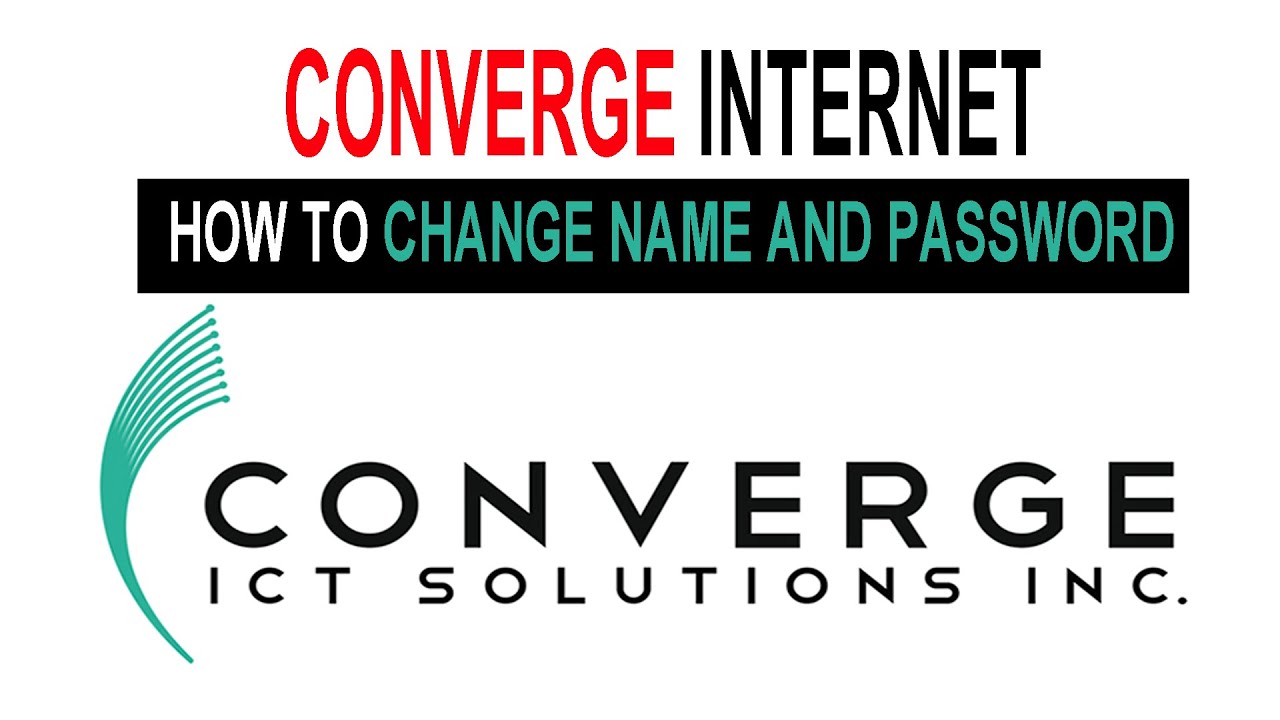 How to change converge wifi password and username (2020 ...